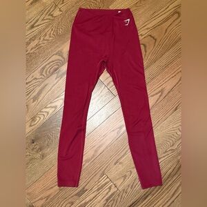 Gymshark Bold Red Leggings Size M